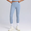 Lulu-inspired lycra high-waisted yoga pants - tummy control, butt-lifting, tight-fitting workout leggings - buttery soft, breathable fitness pants