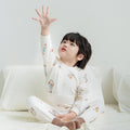 Kidsfall and winter shu velvet cloud-like cotton 300g autumn clothes high waist belly protection boneless type a heattechintimatessuit