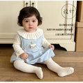 Girls' tulip dress - new summer collection: long-sleeved, sweet two-piece outfit for toddler girls, perfect for first birthday parties and summer wear