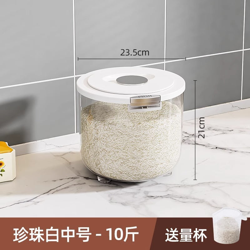 Rice bucket household insect-proof moisture-proof sealed bucket rice bucket rice flour storage tank container large capacity rice bucket box