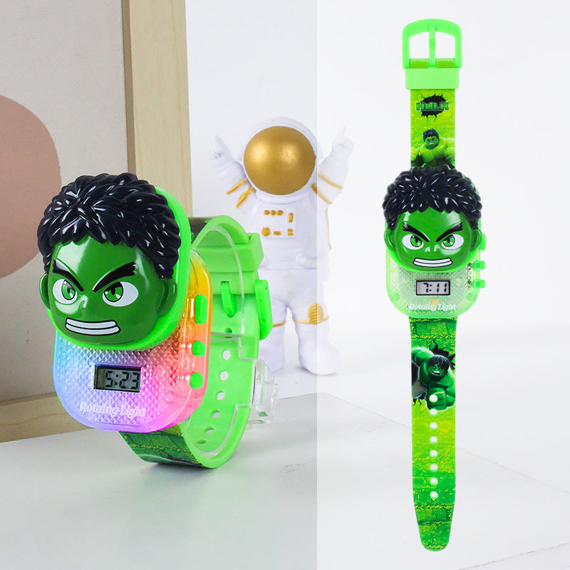 Kids' sliding cover cartoon music electronic watch - toy watch for boys and girls - kuromi style gift