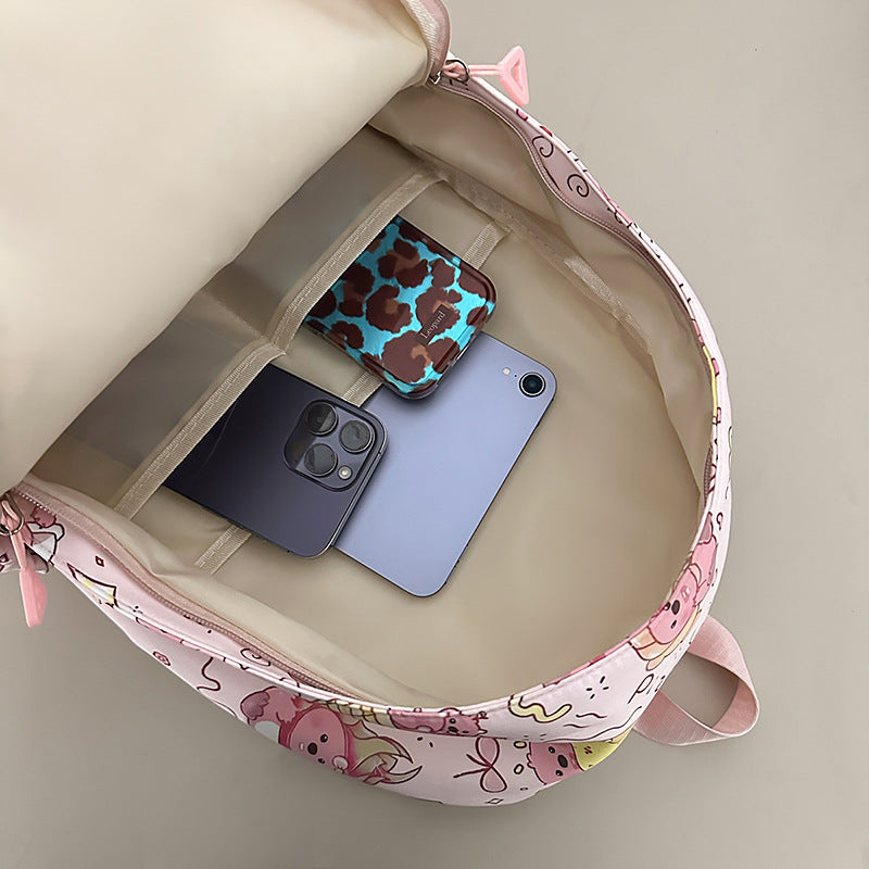 New backpack 2025 high value lightweight casual college student backpack junior high school primary school students large capacity schoolbag