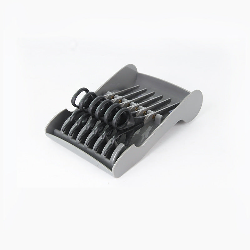 Pearlescent hair salon scissor holder, special adsorption scissor holder for hair salon, hair tool storage scissor pan beads