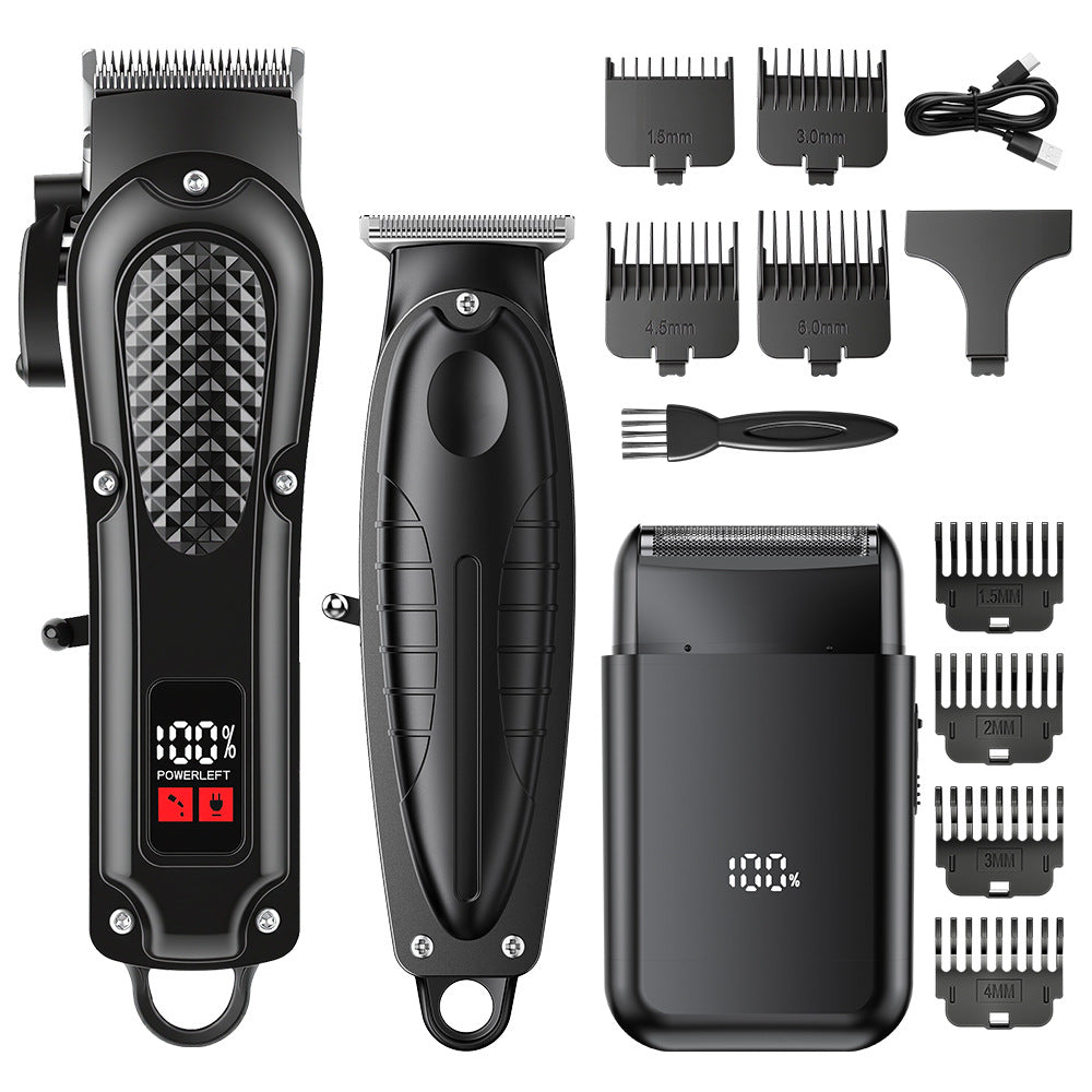 new product 3 sets of electric hair clippers for men for home hairdressing machine hair salon high-power hairdressing device