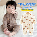 Ins baby clothes fall and winterbear outing one-piece jumpsuit baby boy romper jumpsuit pajamas