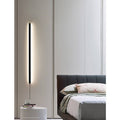Minimalist light luxury bedroom bedside wall lamp - no wiring required, led nordic style stairway aisle switch plug long strip wall light