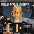 Brushless screwdriver - cordless, compact, high torque, handheld, multi-function impact electric screwdriver for home use