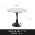 Tulip round table black 80*75