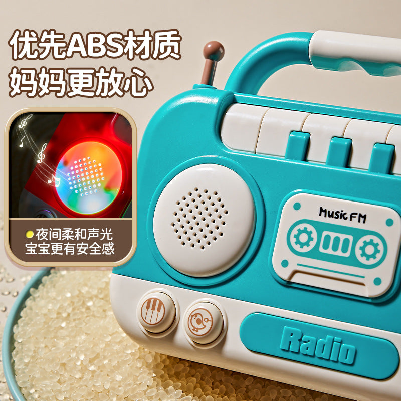 Yiqu electronic keyboard recorder children's multifunctional early education radio infant learning machine toy birthday gift