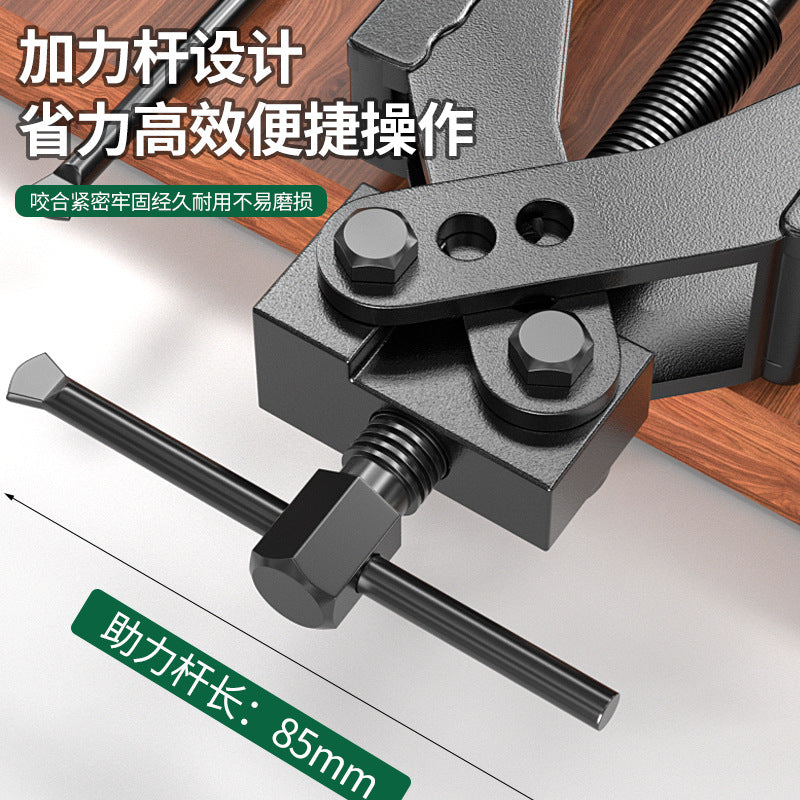 Cross two-claw puller industrial grade thickened high hardness bearing remover high torque booster rod labor-saving tool