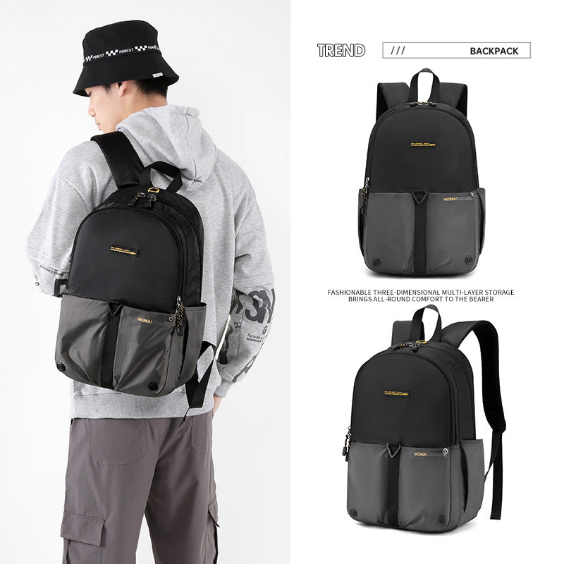 New Outdoor Travel Backpack Fashion Men's Backpack Business Computer Laptop Backpack Student Bag Sports Bag