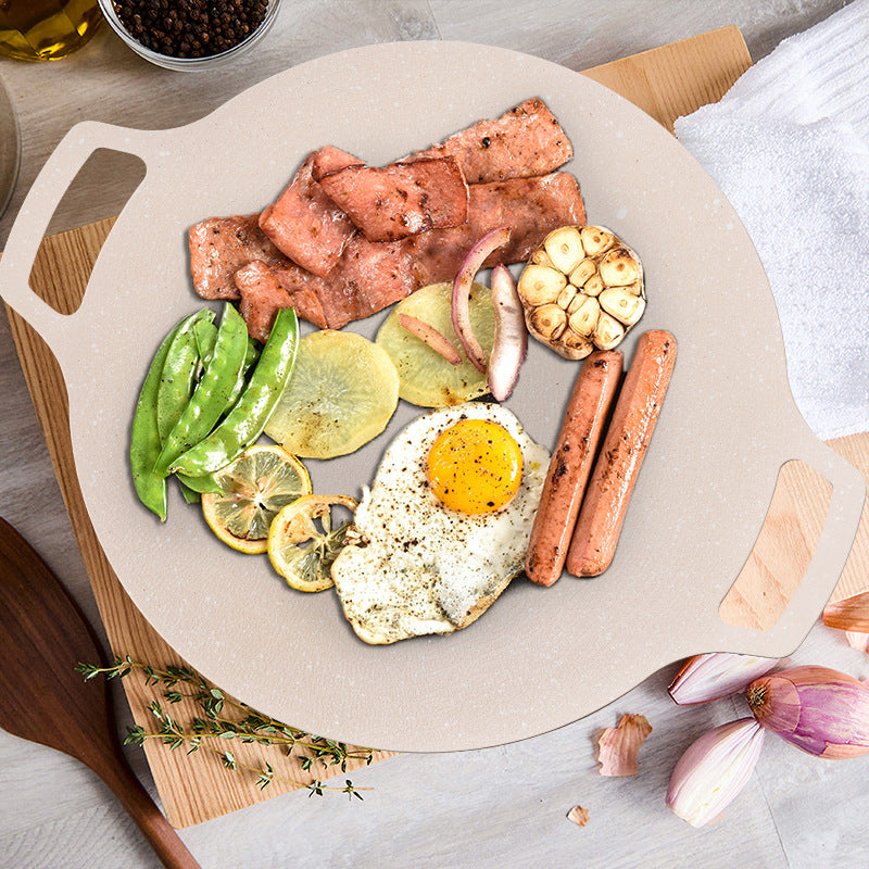 Korean style maifan stone grill pan non-stick iron plate grill cassette stove for home bbq plate camping outdoor korean style multifunctional