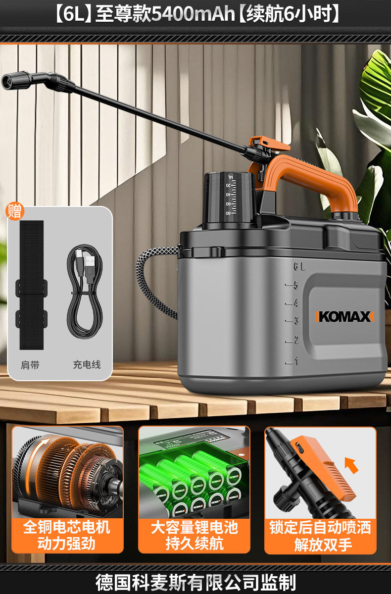 Multifunctional electric backpack sprayer - manual/automatic agricultural disinfection, epidemic prevention, and landscaping sprayer