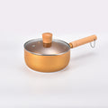 Processing personalized snow flat pot medical stone non-stick pot small milk pot baby food supplement pot for home instant noodle pot pancake