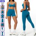 quick-drying yoga clothes suit breathable elastic casual yoga suit seamless running fitness clothes for women 2551