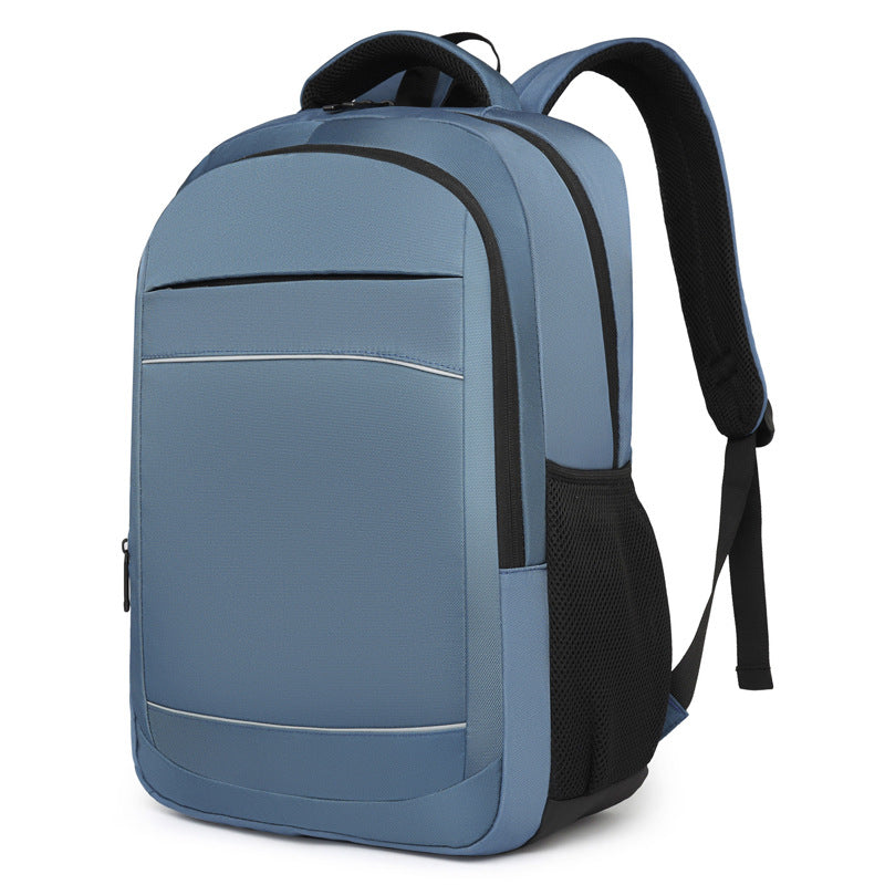 Cross-border new short-distance business trip large-capacity simple male business travel computer bag solid color leisure student backpack