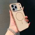 Premium anti-fingerprint, anti-slip, color-blocked, soft-touch 2-in-1 iphone 17 pro max case with 15 magnetic attachment compatibility