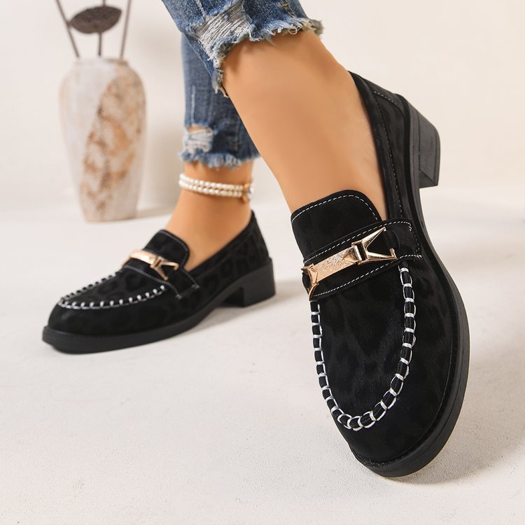 spring/autumn new arrival: plus-size chunky sole loafers for cross-border e-commerce. sizes 36-43 available. bulk orders welcome. dropshipping available for  and