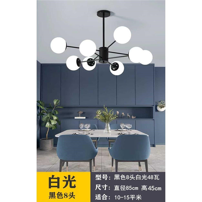 Nordic led pendant light - modern minimalist style for living room,  new arrival, bedroom main light, gold magic bean lamp