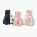 Trendy kids' winter short-sleeve outerwear : korean style baby clothes, warm & thickened, chinese style for baby boys & girls