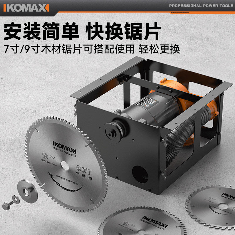 Woodworking dust-free table saw multi-function precision sliding table saw decoration panel saw cutting machine all-in-one saw table