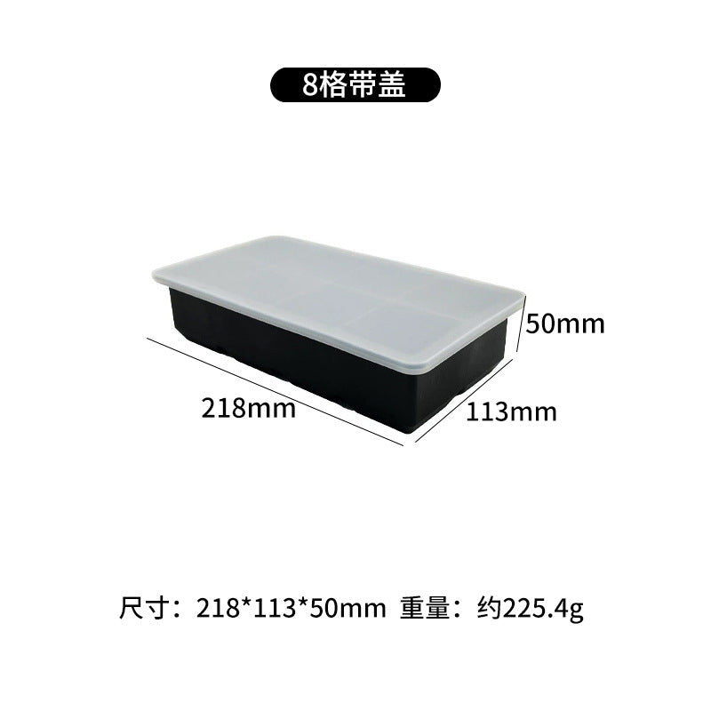 hot-selling ice cube mold, easy to demould, food-grade silicone ice tray, ice-making mold, whiskey large ice cube mold