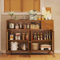 Medieval style solid wood sideboard living room storage cabinet new arrival tea cabinet wall-mounted small side cabinet storage cabinet