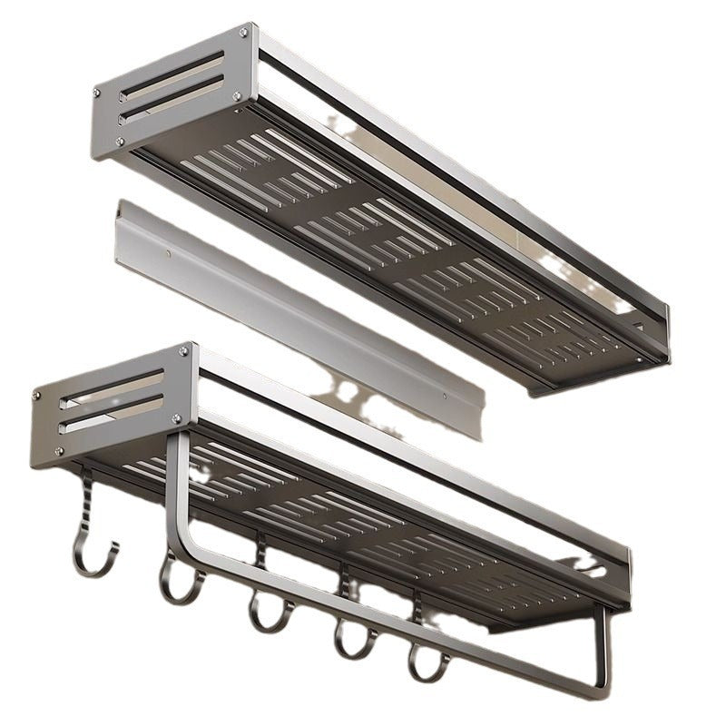 Space aluminum removable toilet rack bathroom washstand non-punching wall hanging toilet toilet storage rack