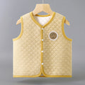 Infant sleeveless cotton vest - class a certified warm vest for babies and toddlers, unisex quilted top, outerwear, children's clothing