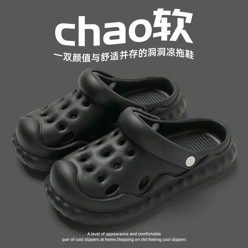 2025 women's summer slippers: super comfortable, cute, casual, versatile, indoor/outdoor, non-slip, clogs, thick sole