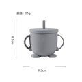 Gray sippy cup