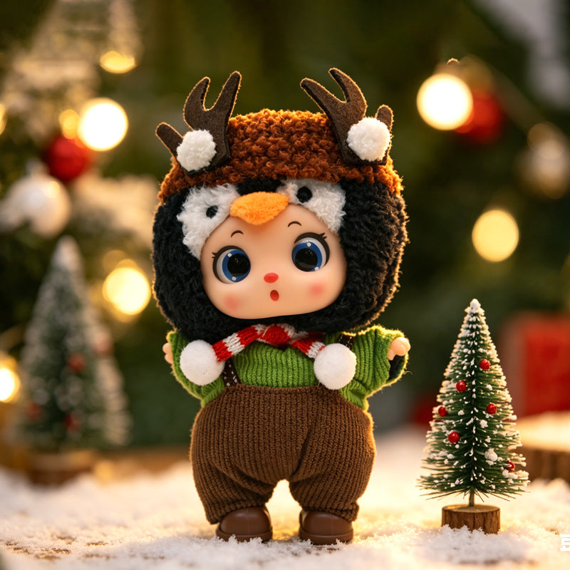 Winter forest cute travel doll christmas limited plush doll full of forest fairy tale cute healing gift small doll