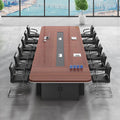 Saint-li conference table - modern minimalist large rectangular table for meetings, negotiations, and training