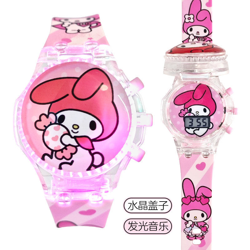 Educational toy unicorn kids watch - musical, light-up, rotating electronic watch for boys and girls, ages 3-9