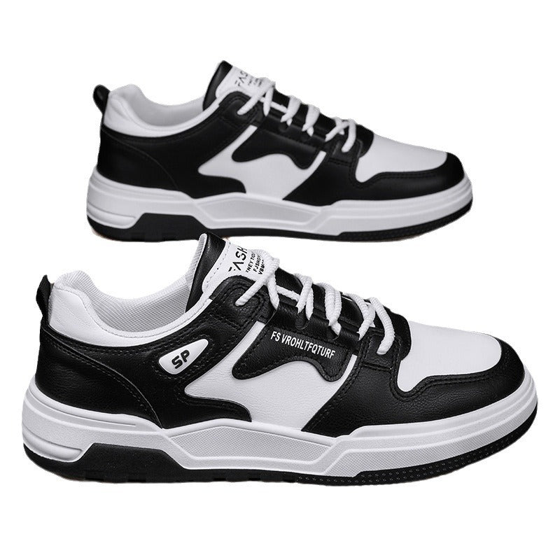 2025 new spring men's ins-style sneakers: waterproof athletic shoes, casual low-top flats, versatile and breathable
