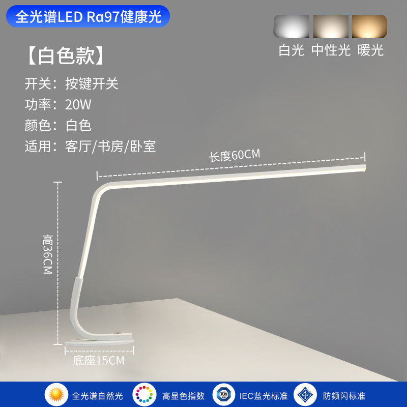 Led eye-care desk lamp - premium design for reading, studying, and homework. ideal for students, kids, and dorm room use