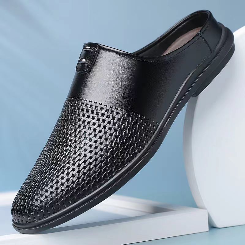 Crocs 2025 summer new men's half slippers outwear casual slip-ons