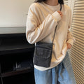 Denim bag autumn/winter 2025 new arrival: unique pleated shoulder & crossbody bag - casual, stylish, versatile bucket bag