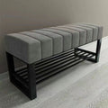 Best selling shoe changing bench popular light luxury bench shoe trial entry small for homeall-in-one door bench rectangular shoe cabinet