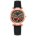 Korean ins style retro heart watch women's niche simple easiest for match mini elegant student artsy trendy women's watch