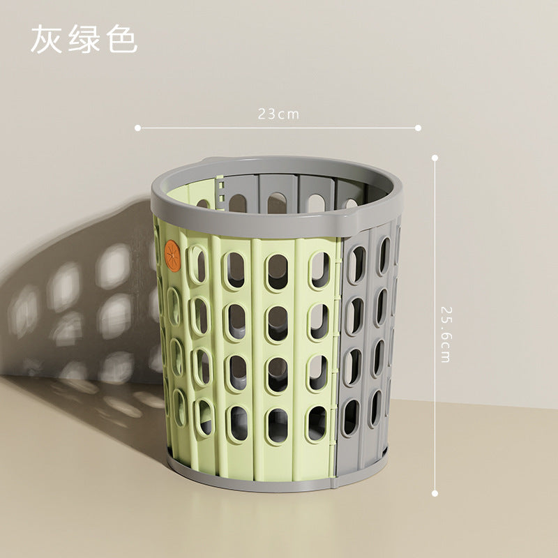 Multifunctional trash can set - household trash can for bedroom, bathroom, and more - versatile collapsible trash can