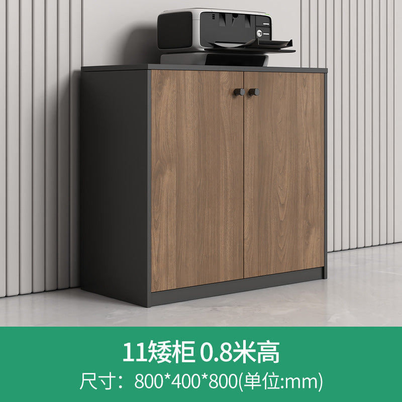Modern wooden file cabinet office partition low cabinet combination wall-mounted office cabinet with lock storage cabinet office cabinet