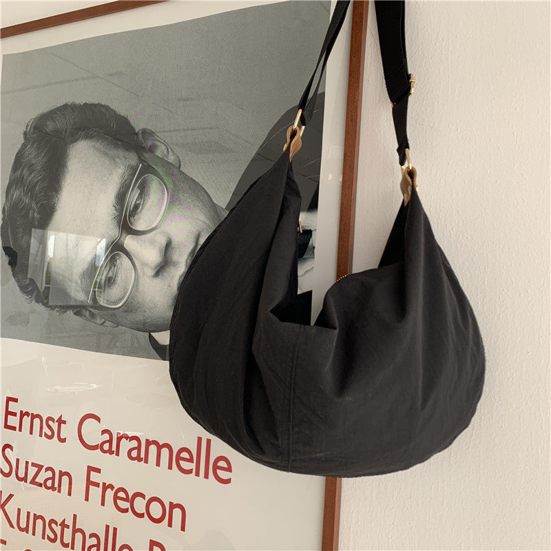 Bag women's 2022 new fashion Korean version women's bag oblique span shoulder bag Korean version dumpling bag armpit bag large capacity tide