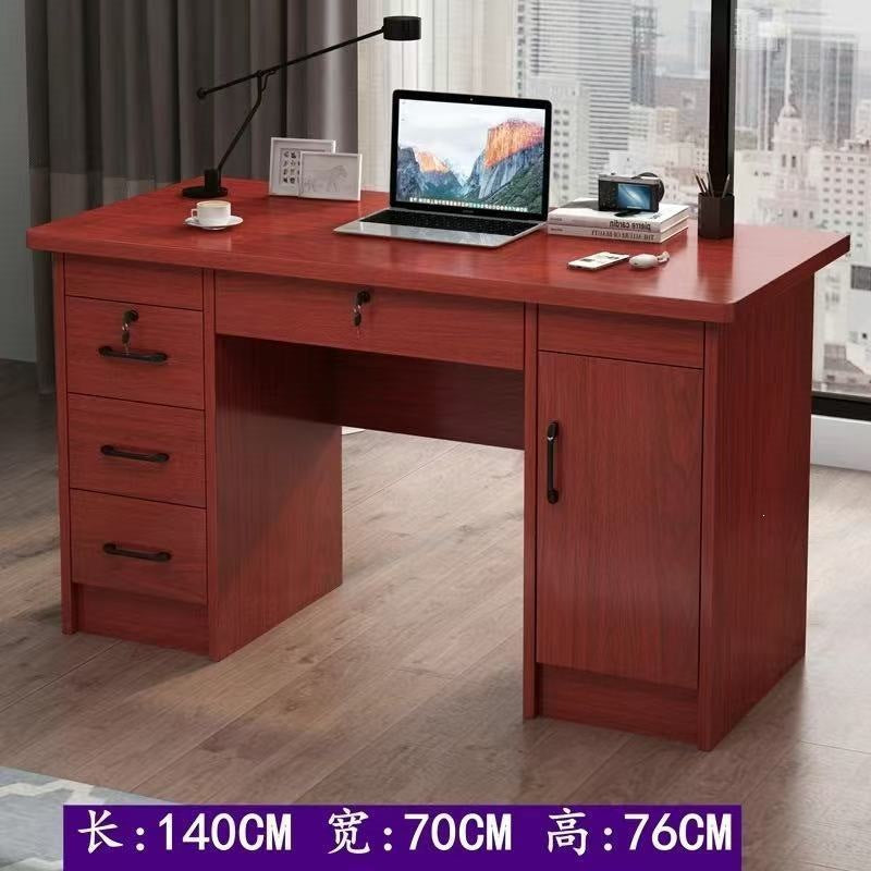 Solid wood eco-friendly desktop computer desk - office desk, small apartment home use, drawer bedroom desk, student table, writing desk