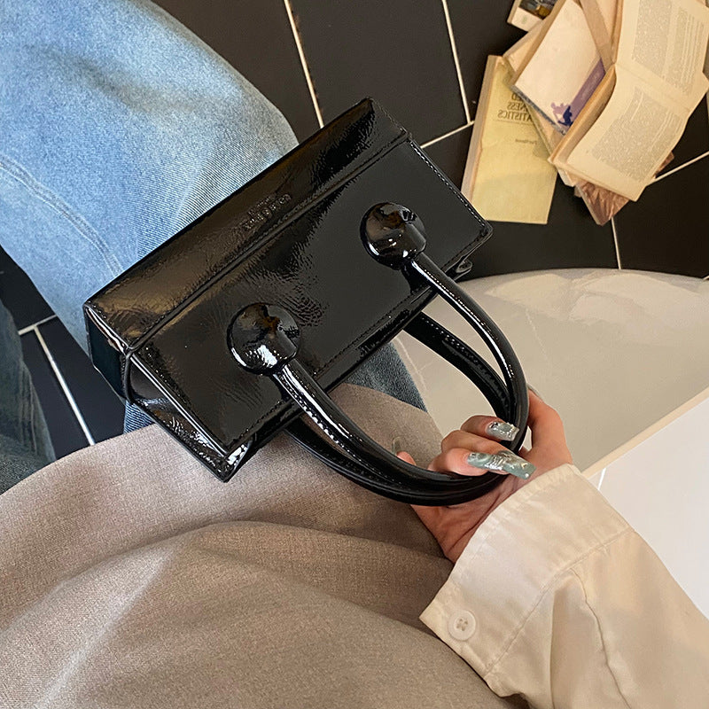 Premium chain box portable small square bag women's 2025  new fashionable versatile exquisite shoulder oblique span bag