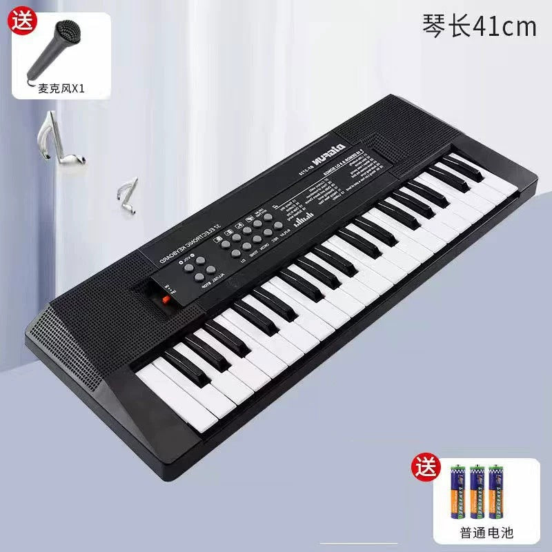 Dropshipping 37-key multifunctional children's electronic keyboard - beginner rechargeable musical instrument toy piano for boys and girls