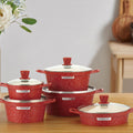 Export high-end die-cast soup pot suit medical stone european and american marble ten-piece set manufacturer wholesale pot suit