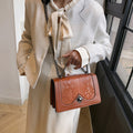 2024 spring/summer new fashion crocodile-embossed small square bag - minimalist, versatile shoulder bag, handbag, and crossbody bag for women