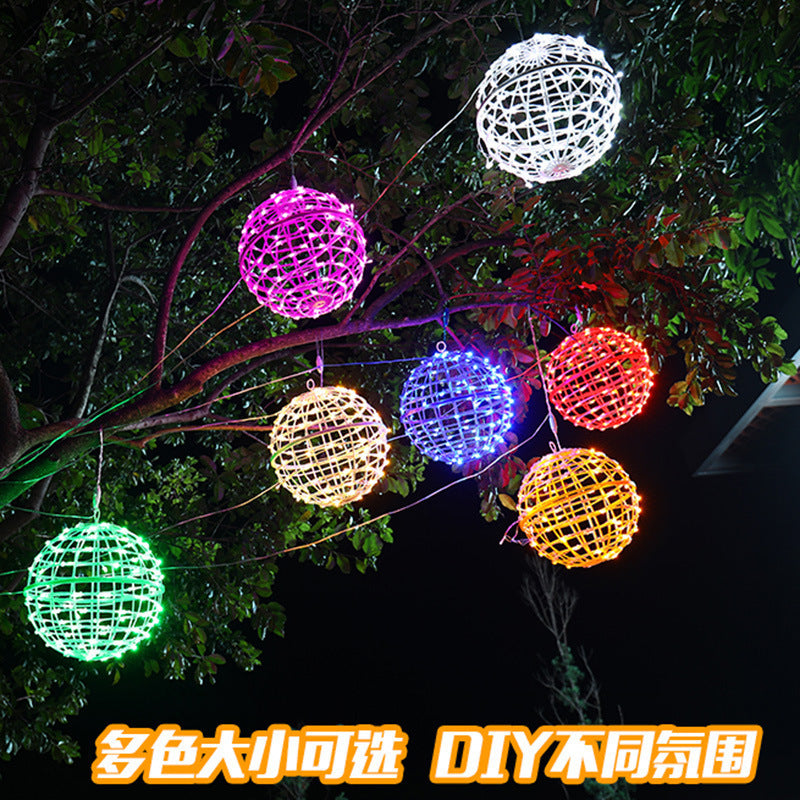 Fujiu lamp hanging tree lamp outdoor waterproof ball lamp gypsy string lamp lighting project courtyard street landscape lamp