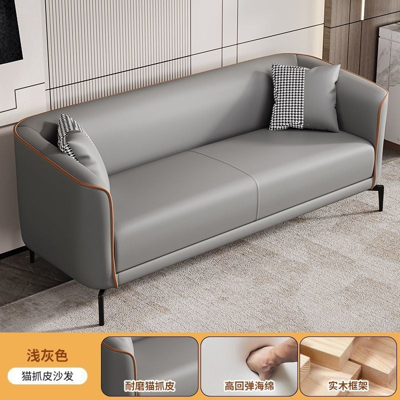 Sofa small apartment rental living room casual modern apartment durable double small sofa three-seater bedroom room